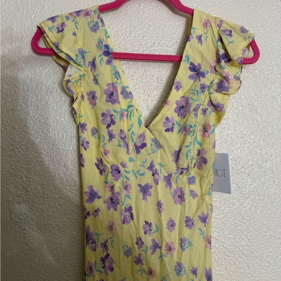 Beach Riot Elodie Floral multicolor Maxi Dress size Small NWT - Picture 9 of 11